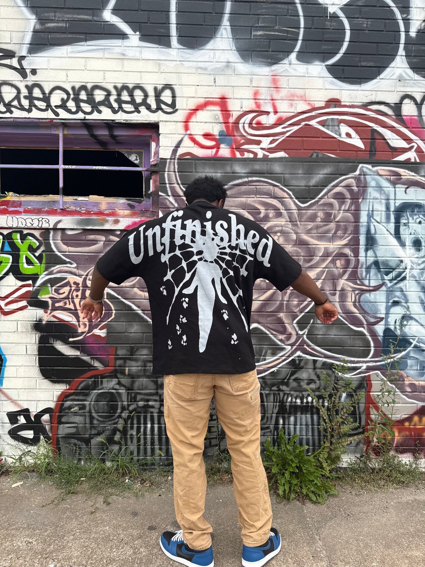 Unfinished Splatter Tee